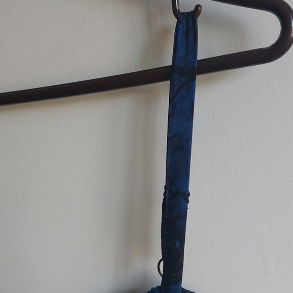 Blue Cold Shoulder Dress - Picture 7 of 10